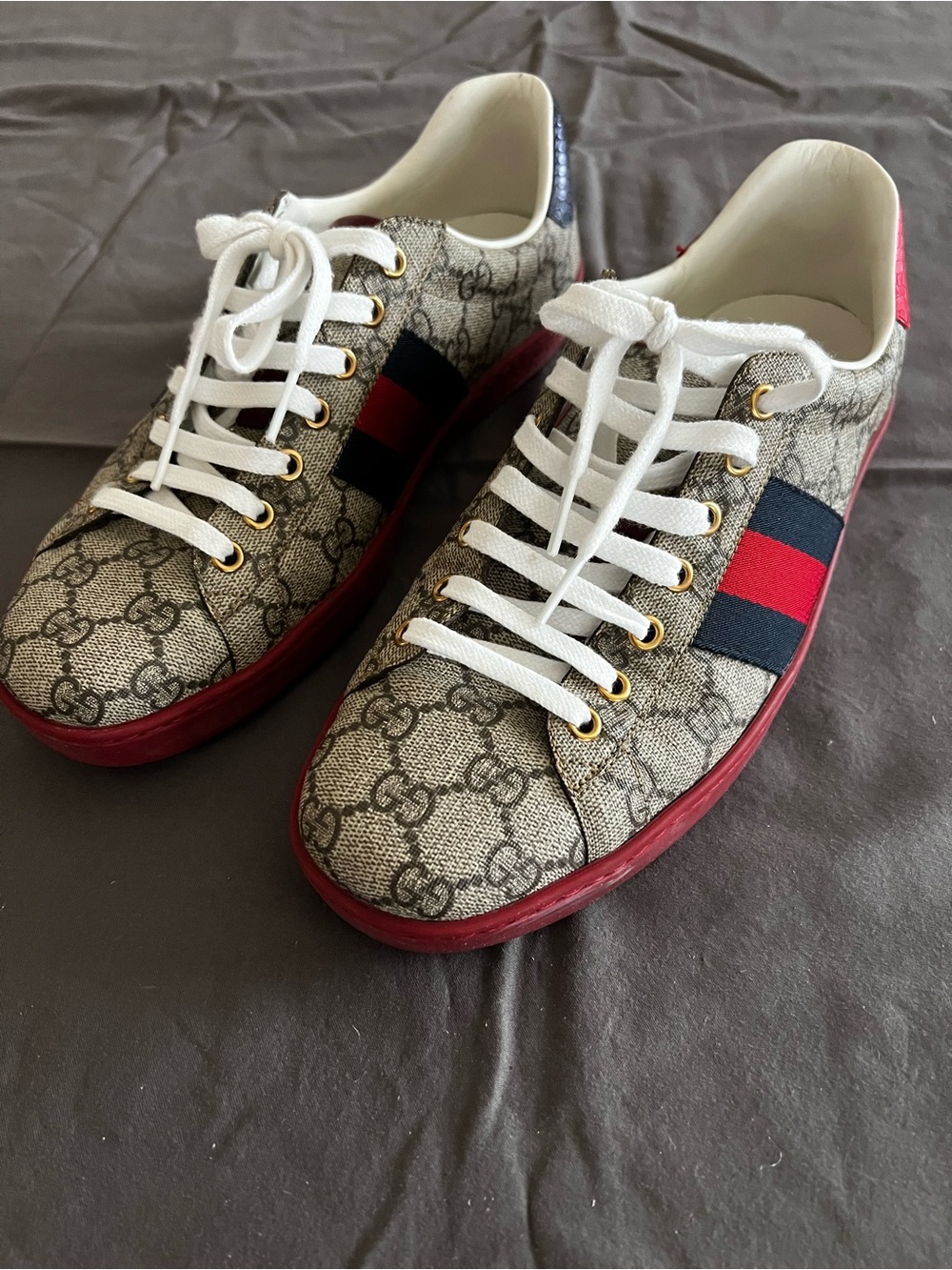Authentic Men’s Gucci Ace GG Sneakers